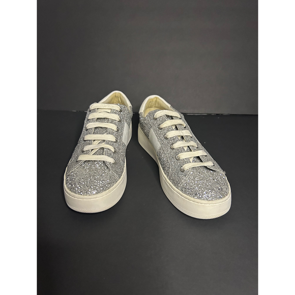 Steve Madden glitter sneakers in Gray - Picture 1 of 9